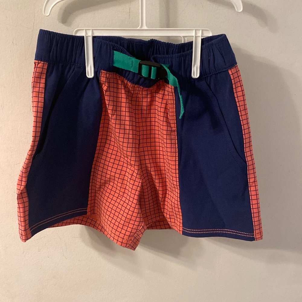 Hanna Andersson Checkered Swim Trunks Size 6-7